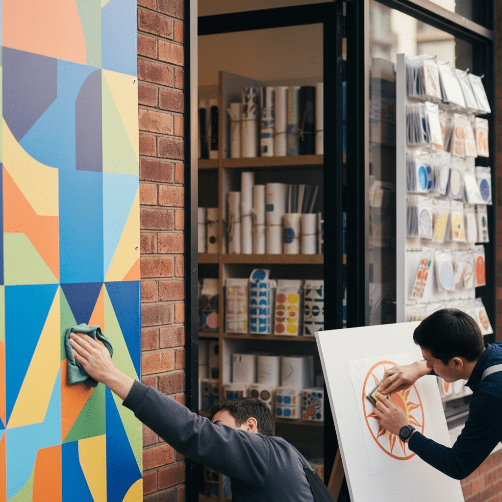 ยืดอายุ 'ป้ายไวนิล-สติ๊กเกอร์' 5 วิธีดูแลให้สีสดเหมือนใหม่ - vinyl-sticker-care-maintenance-tips