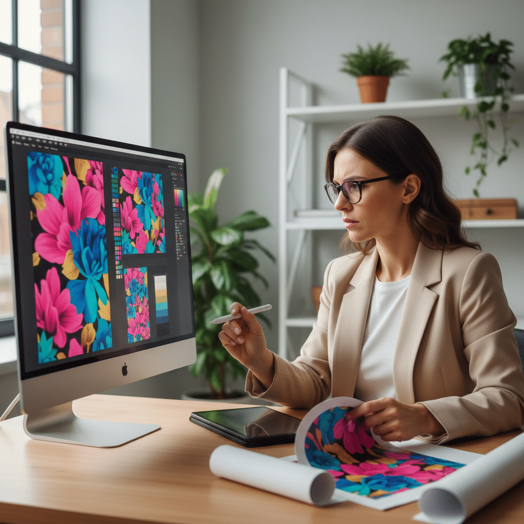 พิมพ์งานจาก AI: เตรียมไฟล์ยังไงให้คมชัด สีไม่เพี้ยน? - ai-art-printing-file-prep