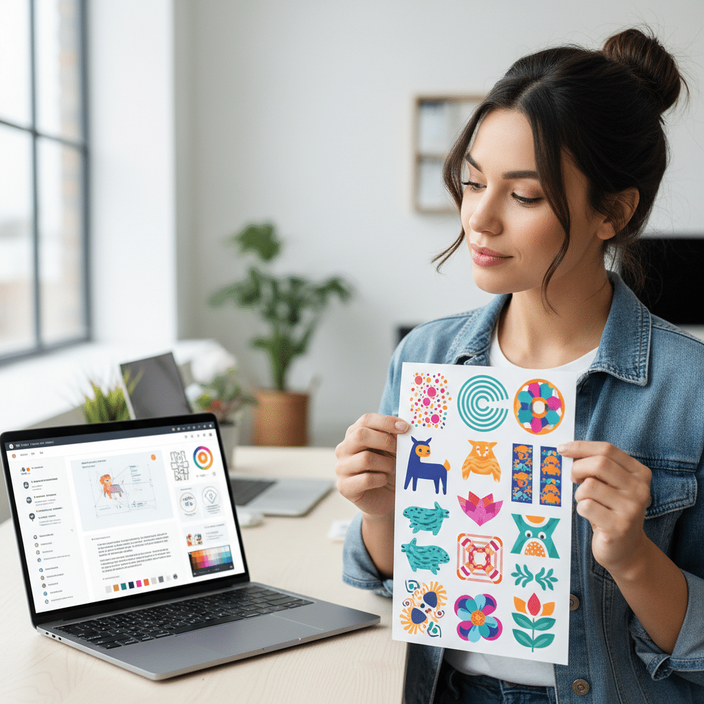 AI ช่วยออกแบบ? เทรนด์ใหม่ SME สั่งพิมพ์สติ๊กเกอร์ - ai-design-sme-sticker-printing