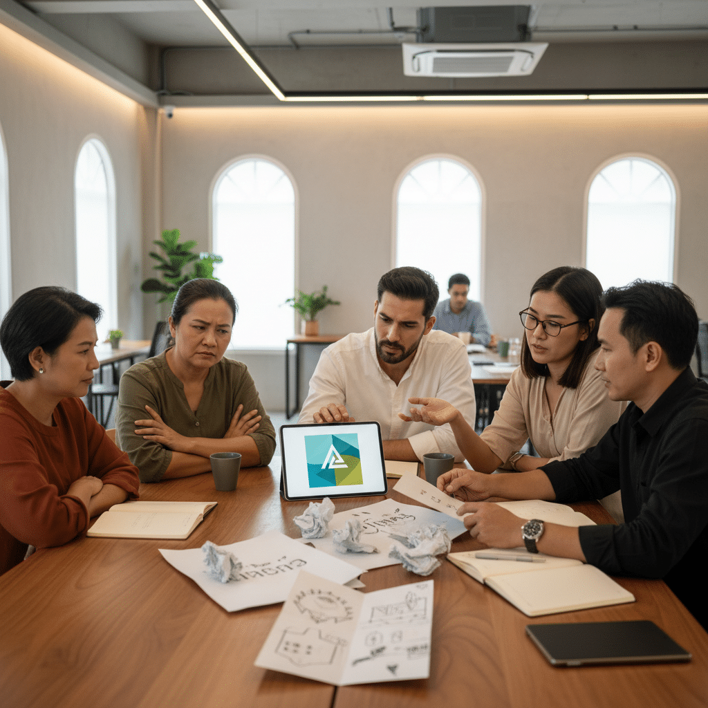 AI ออกแบบโลโก้: SME ใช้ได้จริงหรือแค่ของเล่น? - ai-graphic-design-sme-branding