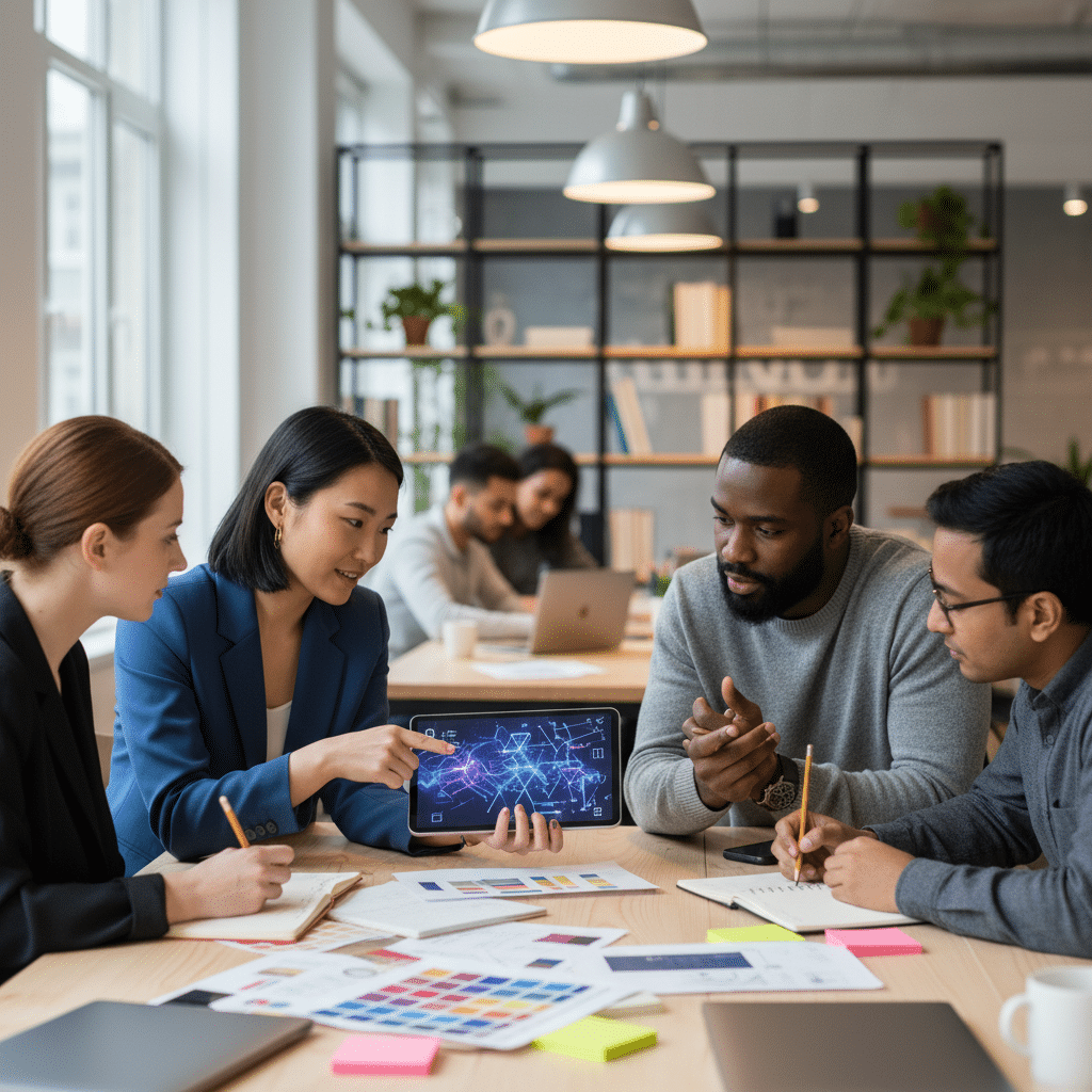 AI ออกแบบโลโก้? SME จะปรับตัวอย่างไรในยุค AI Disruption - ai-graphic-design-sme-trends-2026