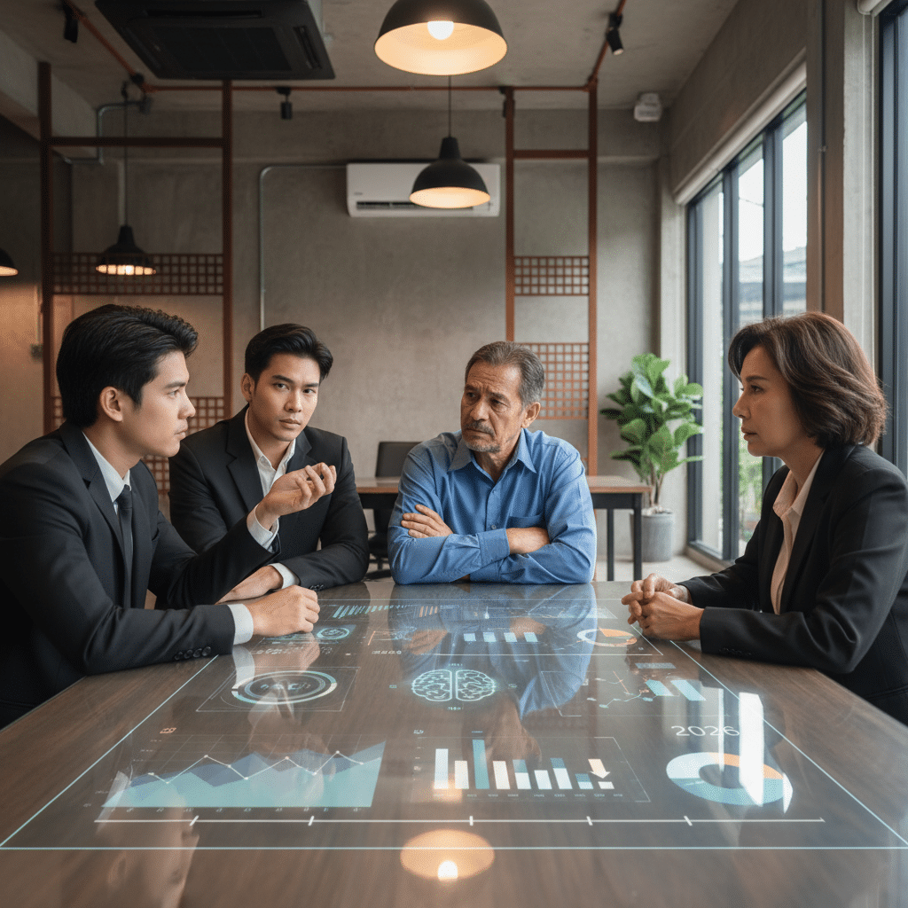 AI จะฆ่าโรงพิมพ์? วิเคราะห์อนาคตสื่อสิ่งพิมพ์ไทย 2026 - ai-impact-thai-printing-industry