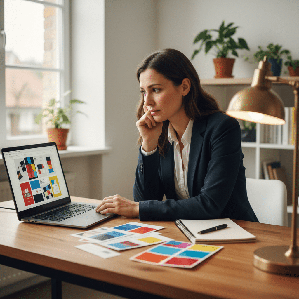 AI ออกแบบโลโก้: SME ใช้ได้จริง หรือต้องแก้ก่อนพิมพ์? - ai-logo-design-sme-printing