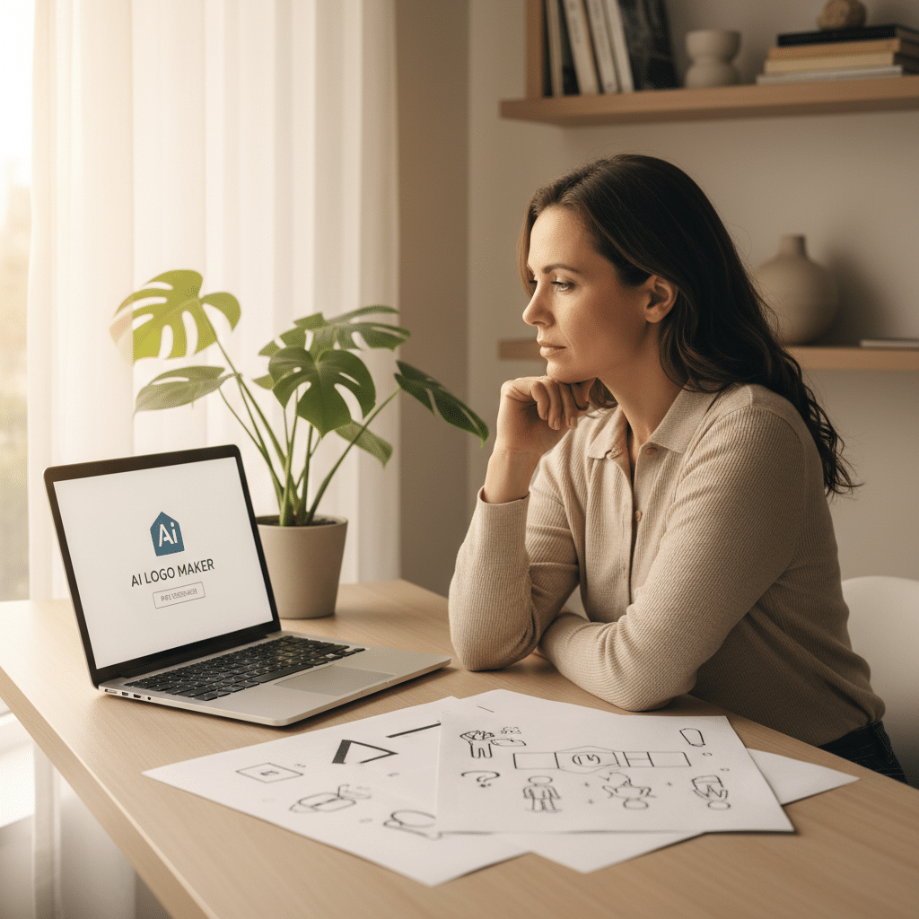 AI ออกแบบโลโก้: SME ควรใช้หรือไม่? วิเคราะห์ข้อดีข้อเสีย - ai-logo-design-sme-pros-cons