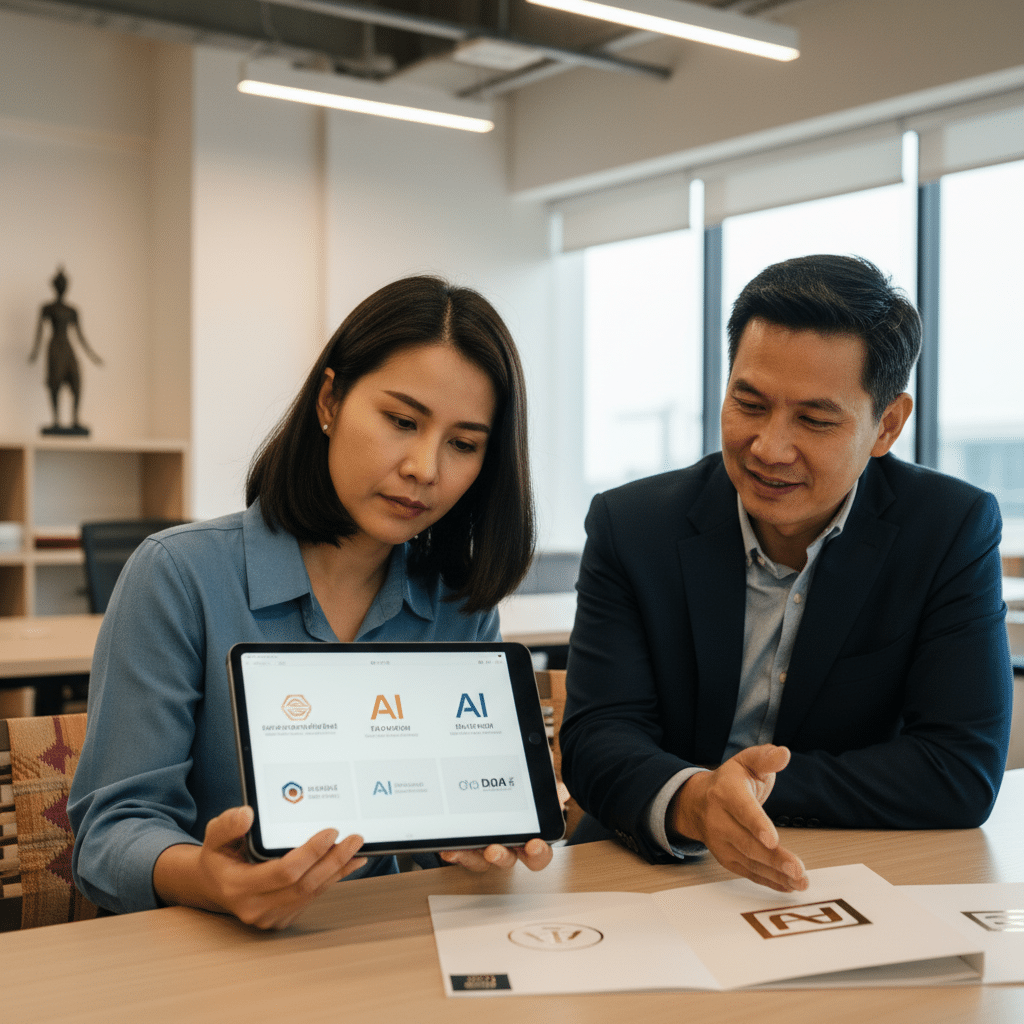 AI ออกแบบโลโก้? SME ไทยควรใช้หรือไม่ในปี 2026 - ai-logo-design-sme-thailand-2026