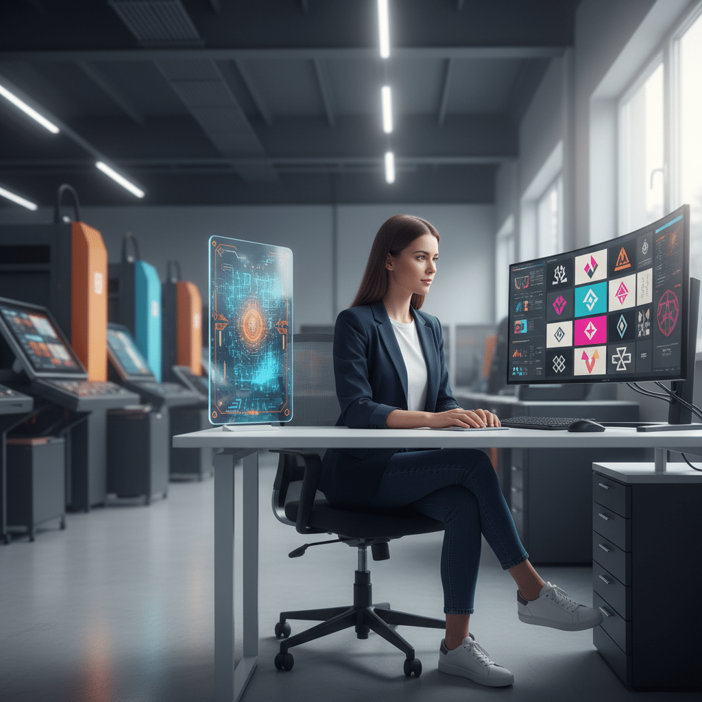 AI ออกแบบโลโก้ให้ SME: เทรนด์ 2026 ที่โรงพิมพ์ต้องรู้ - ai-logo-design-sme-trend