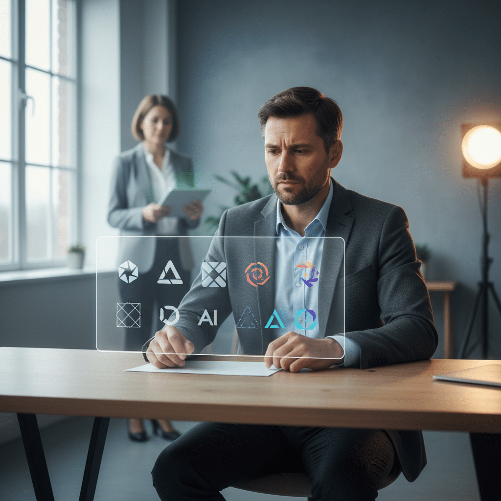 AI ออกแบบโลโก้: ดีไซเนอร์จะตกงานจริงหรือ? เทรนด์ 2026 - ai-logo-design-vs-human-designer