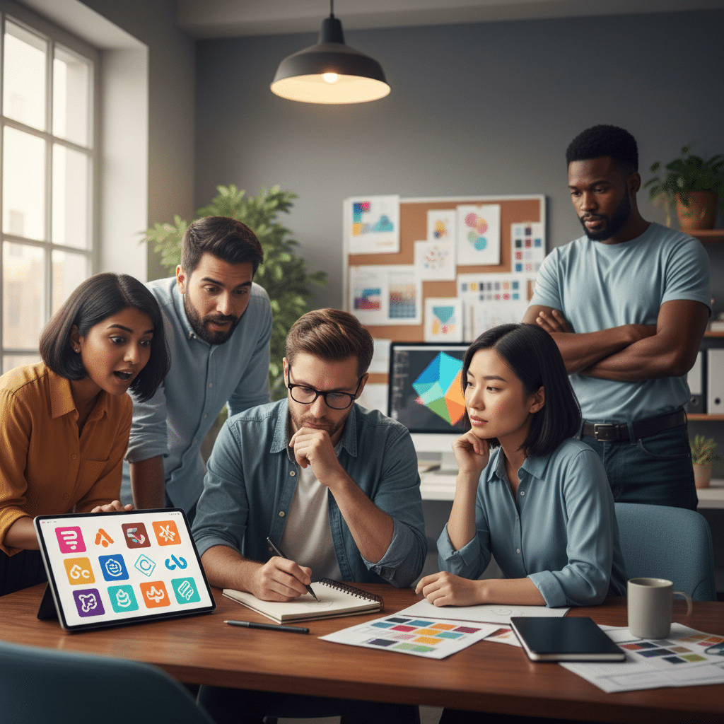 AI ออกแบบโลโก้ vs. จ้างคน: SME ปี 2569 ควรเลือกอะไร? - ai-vs-human-designer-branding-sme