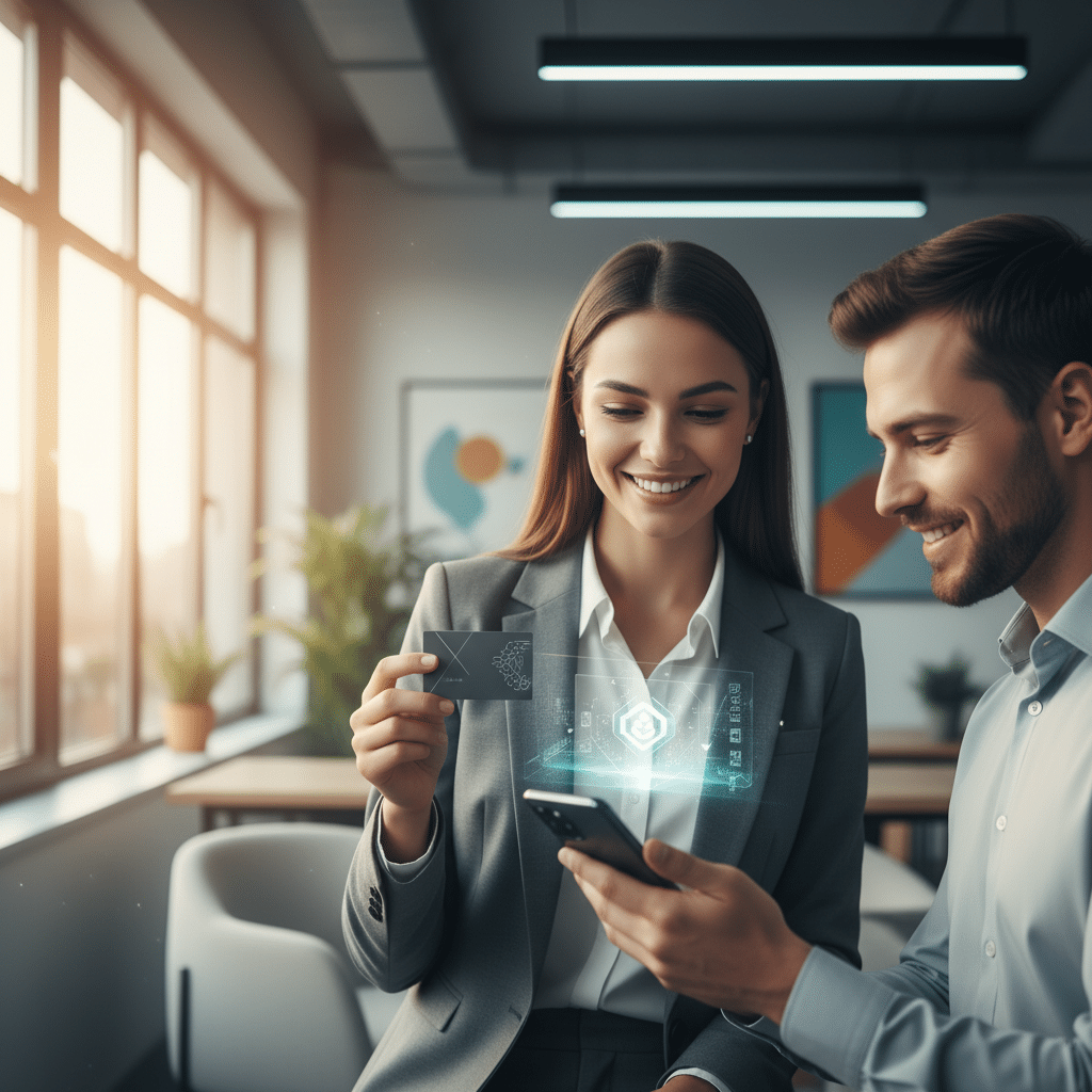 นามบัตร AR: แค่ส่องก็โชว์วิดีโอ! เทรนด์ใหม่ SME ต้องมี - ar-business-card-trend-sme