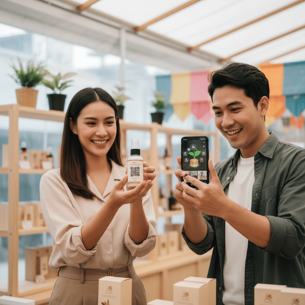 สแกนแล้วว้าว! พิมพ์ฉลาก AR ด้วย QR Code เพิ่มยอดขาย SME - ar-label-printing-qr-code-sme