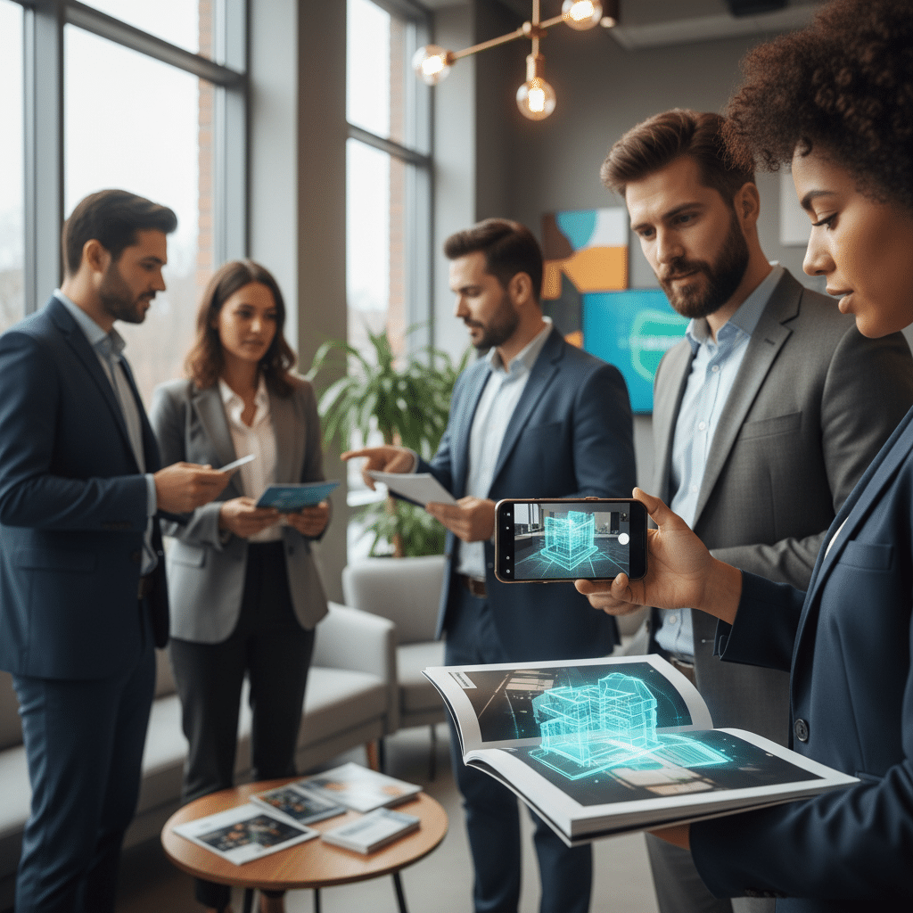 AR พลิกโฉมโบร์ชัวร์! ส่องแบรนด์ผ่านมือถือได้เลย - ar-print-marketing-sme-2026