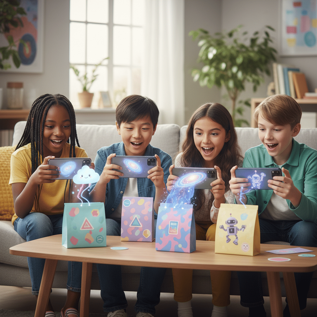 พิมพ์สติ๊กเกอร์ AR: เทรนด์ใหม่มัดใจลูกค้า Gen Alpha - ar-sticker-packaging-trend-2026