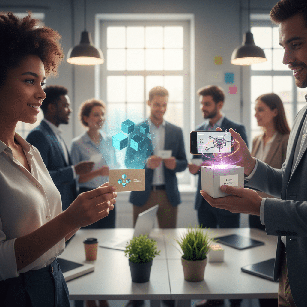 สื่อสิ่งพิมพ์จะไม่เหมือนเดิม! AR พลิกโฉมนามบัตร-ฉลากสินค้า - augmented-reality-print-marketing-2026