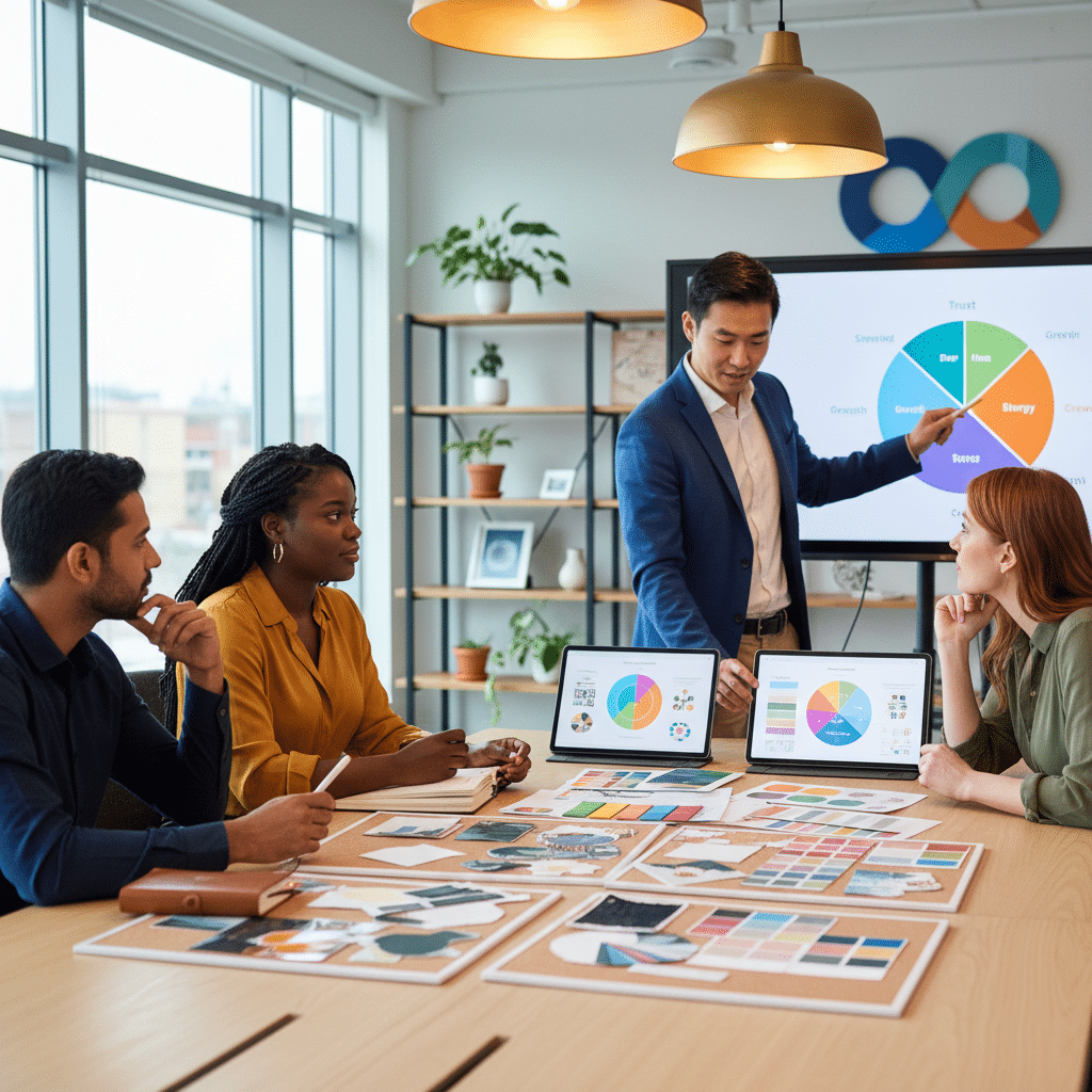 เลือกสีแบรนด์ยังไงให้ปัง? จิตวิทยาสีฉบับ SME - brand-color-psychology-sme-guide