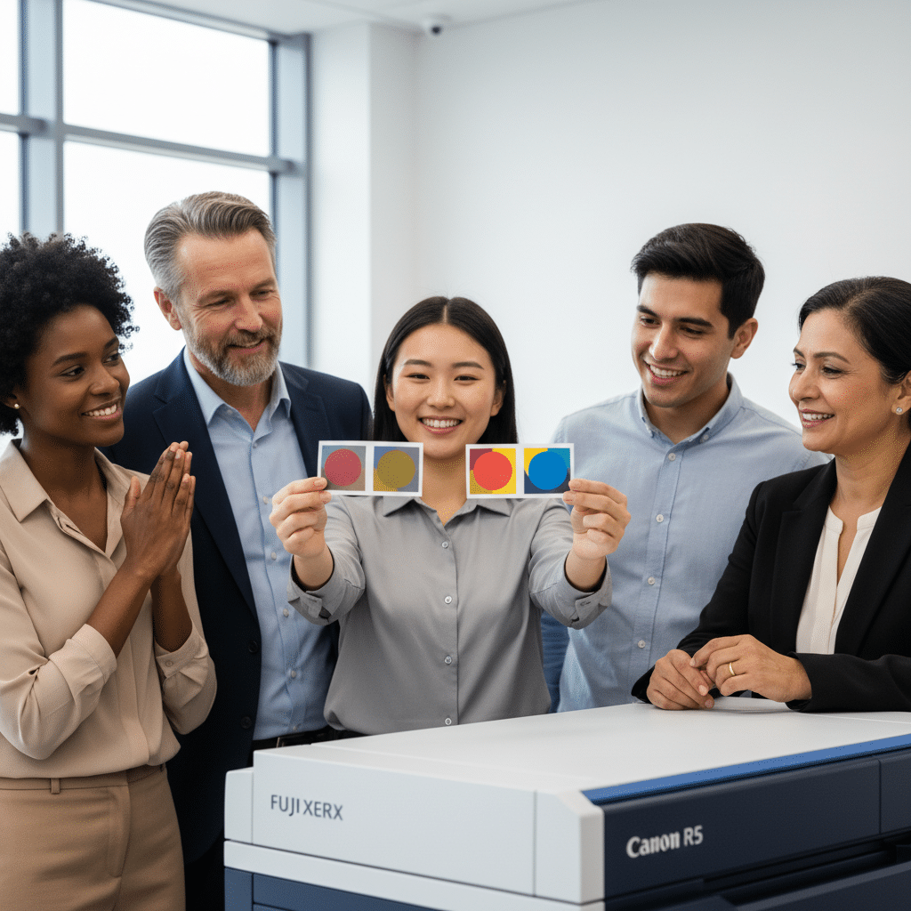 สีเพี้ยน? รู้จัก CMYK/Pantone พิมพ์สีตรงปกด้วย Fuji Xerox - cmyk-pantone-accurate-color-printing