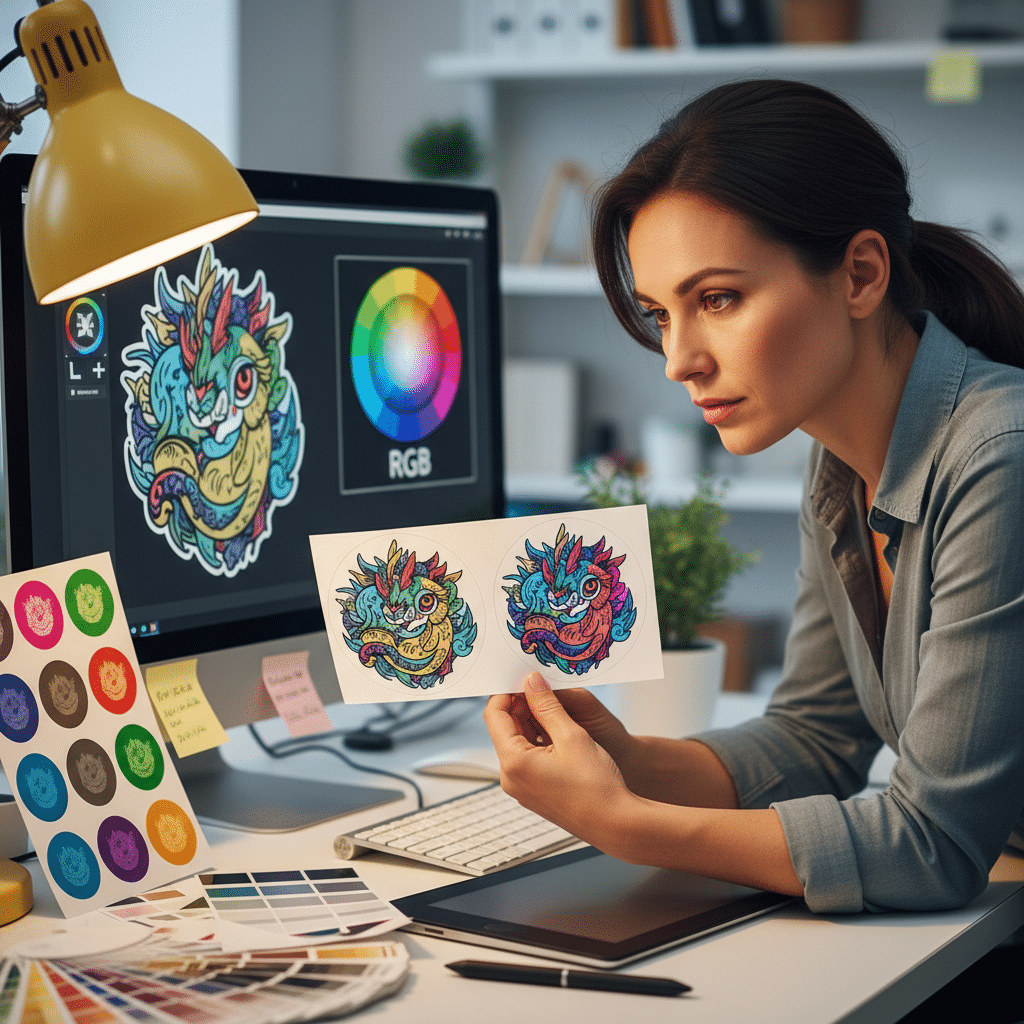 สีเพี้ยนแก้ได้! รู้จัก CMYK vs RGB ก่อนสั่งพิมพ์สติ๊กเกอร์ - cmyk-vs-rgb-for-printing