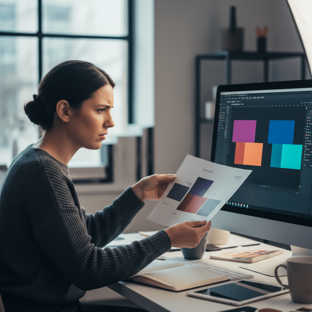 CMYK vs RGB: ทำไมสีหน้าจอไม่เหมือนงานพิมพ์จริง? - cmyk-vs-rgb-print-color-guide