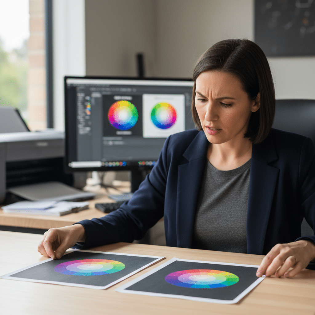 แก้ปัญหาสีเพี้ยน: CMYK vs RGB เรื่องที่ SME ต้องรู้ก่อนพิมพ์ - cmyk-vs-rgb-printing-guide-sme