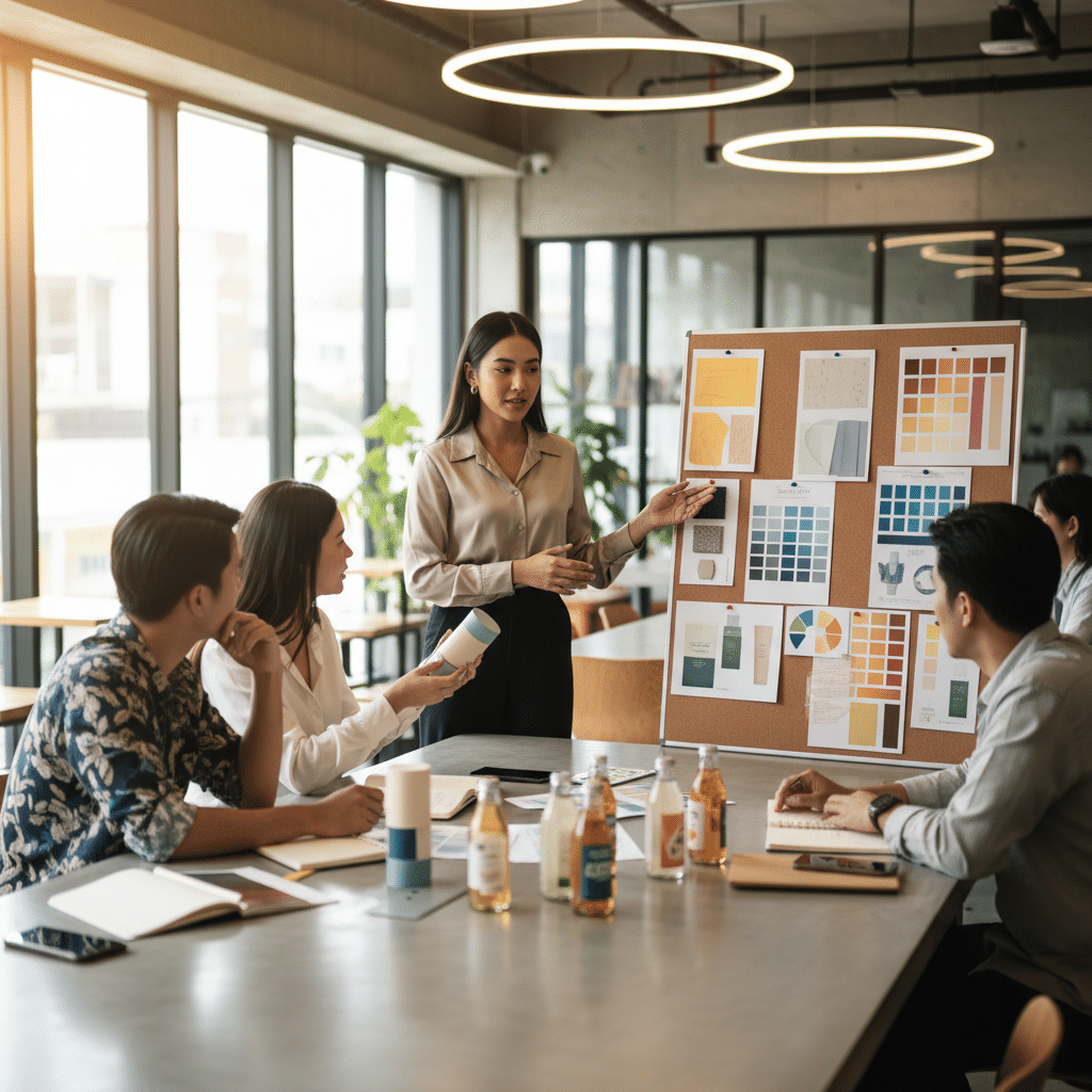 จิตวิทยาสี 2569: เลือกสีโลโก้-ฉลาก กระตุ้นยอดขาย - color-psychology-branding-print-2026