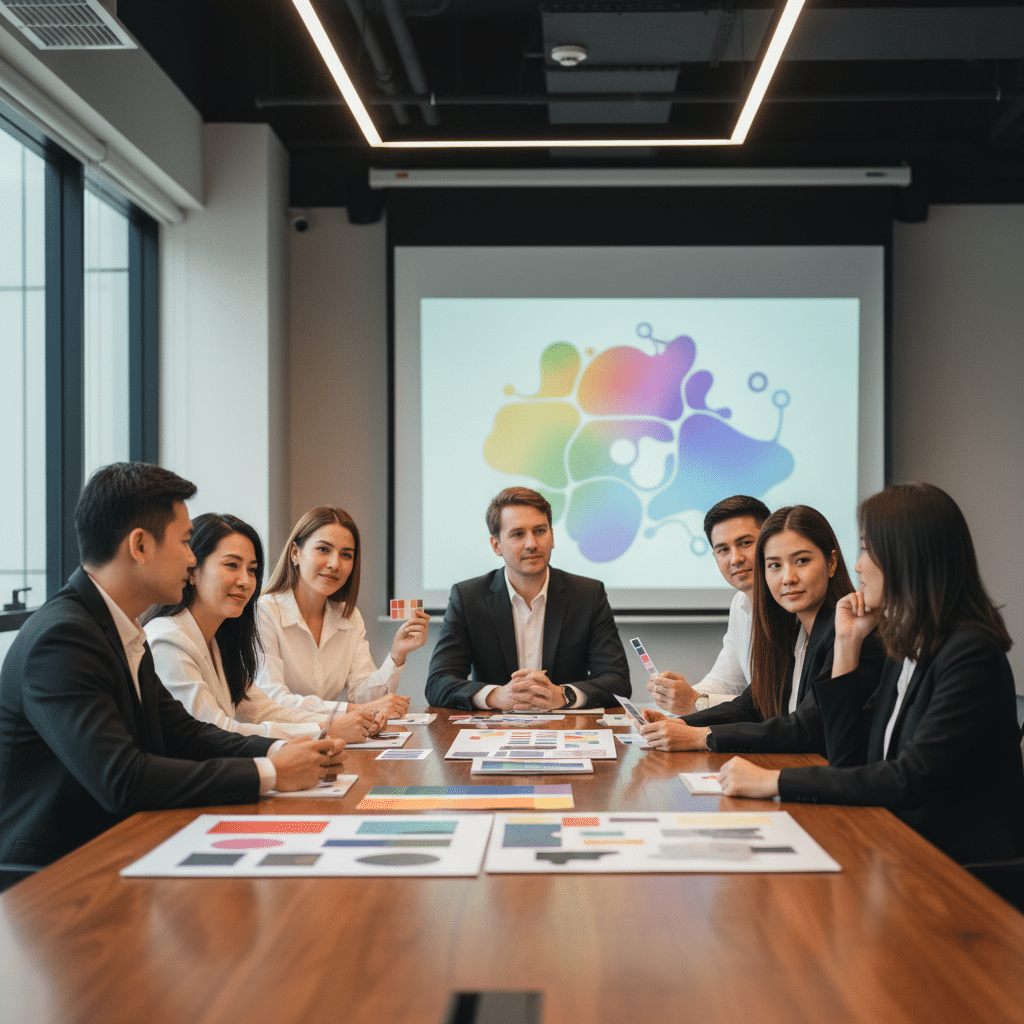 จิตวิทยาสี 2026: เลือกสีแบรนด์ SME อย่างไรให้ยอดขายพุ่ง - color-psychology-branding-sme-thailand