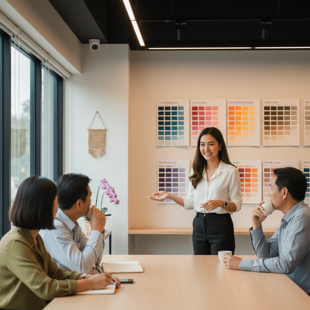 จิตวิทยาสี 2026: เลือกสีโลโก้-ฉลากมัดใจลูกค้าไทย - color-psychology-branding-thai-2026