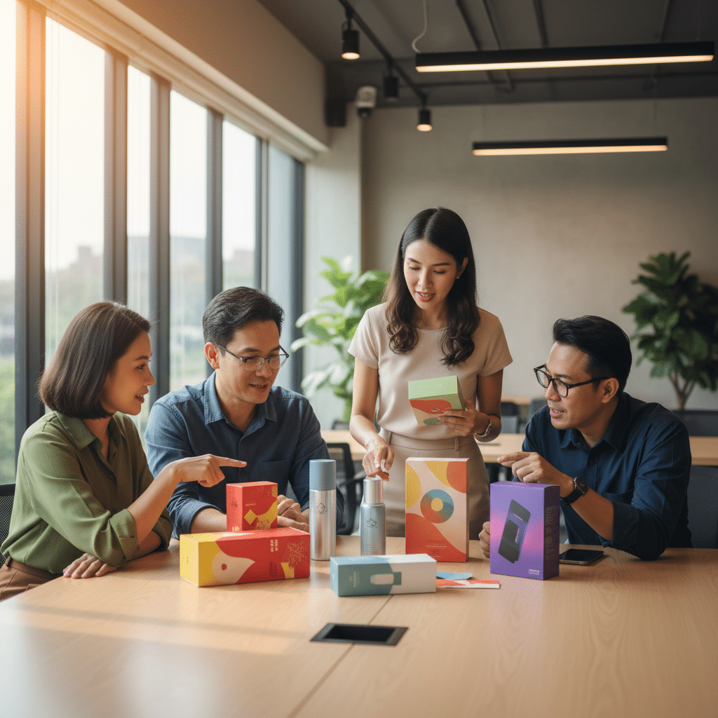 จิตวิทยาสี 2026: เลือกสีแพ็คเกจจิ้งดึงดูดลูกค้า SME - color-psychology-packaging-sme-2026