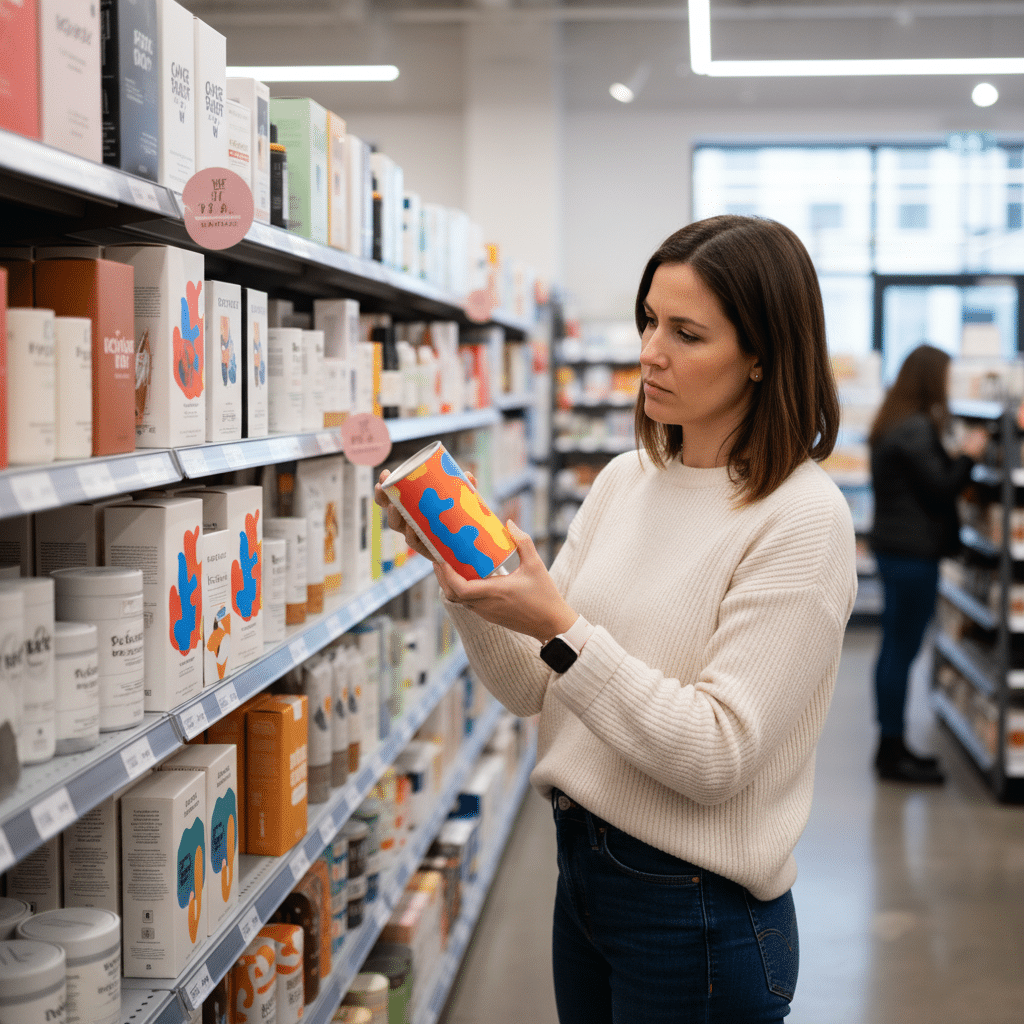 จิตวิทยาสี: เลือกสีฉลากสินค้ายังไงให้ยอดขายพุ่ง? - color-psychology-product-label-design