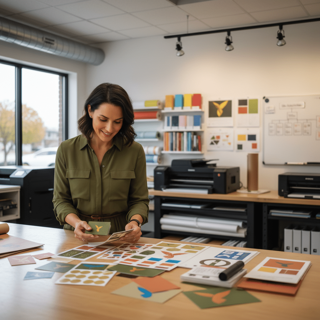 สร้างแบรนด์ให้ปัง! คุมโทนสื่อสิ่งพิมพ์ยังไงให้คนจำได้ - consistent-branding-print-materials