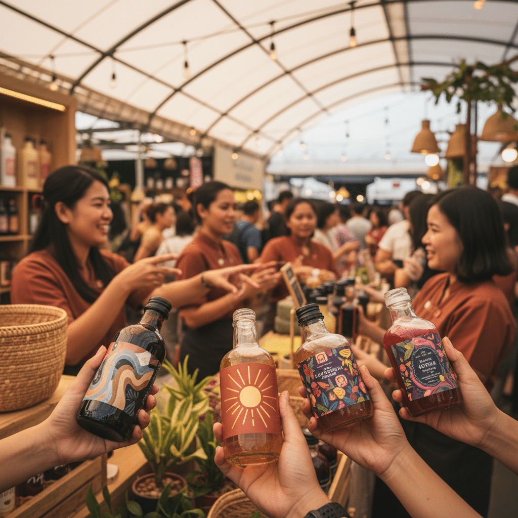 เจาะเทรนด์ฉลากเครื่องดื่ม Craft ดีไซน์ยังไงให้ขายดี - craft-beverage-label-design-trends