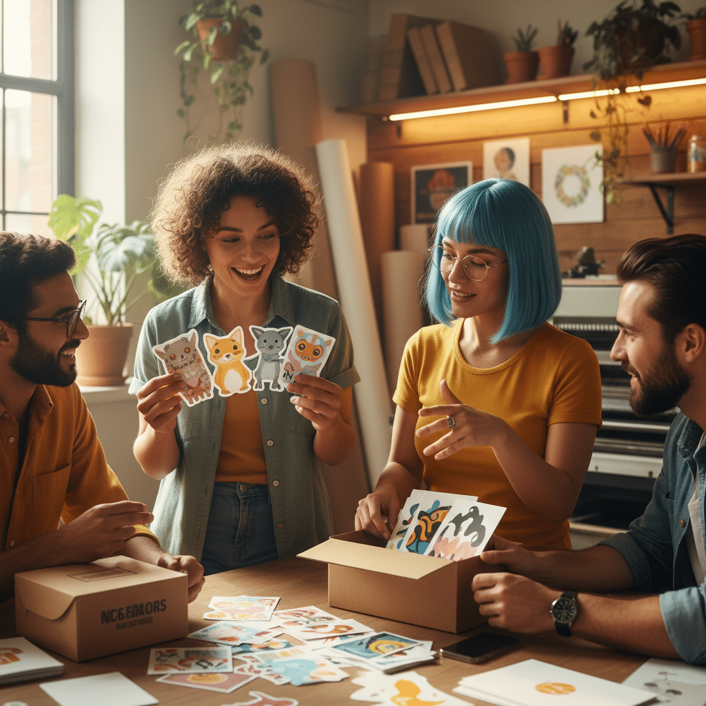 เปลี่ยนผู้ติดตามเป็นเงิน! Creator ทำ Merch ด้วยสิ่งพิมพ์ - creator-merchandise-print-marketing