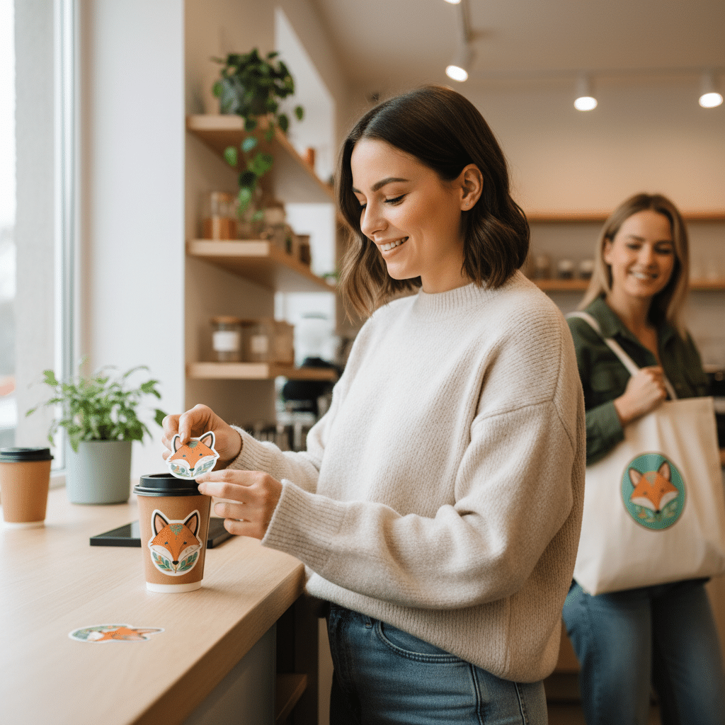 แจกสติ๊กเกอร์ไดคัท: การตลาด 0 บาทที่สร้างแบรนด์ให้ไวรัล - die-cut-sticker-viral-marketing