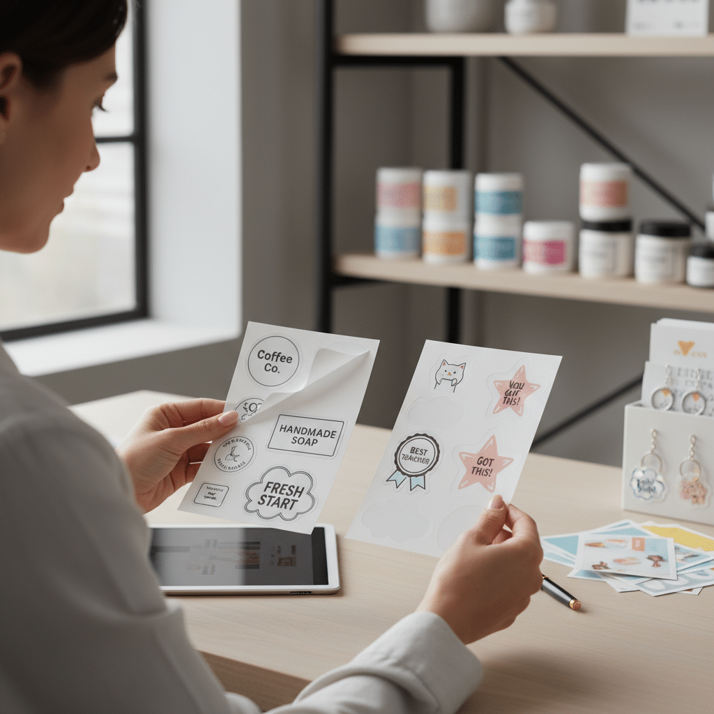 SME ต้องรู้! Die-Cut กับ Kiss-Cut เลือกตัดสติ๊กเกอร์แบบไหน? - die-cut-vs-kiss-cut-sticker