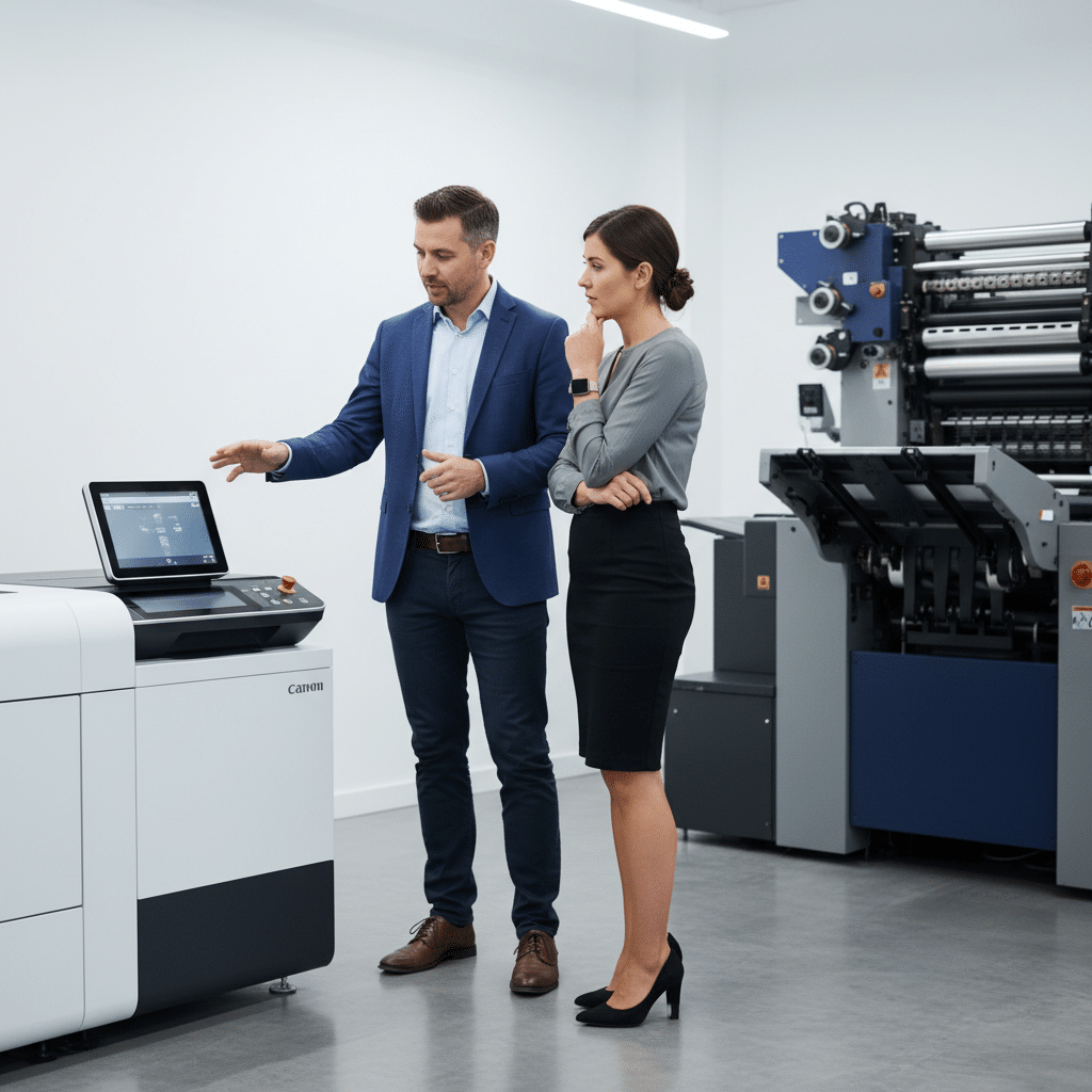 พิมพ์น้อย vs พิมพ์เยอะ: Digital กับ Offset เลือกอะไรดี? - digital-vs-offset-printing-sme