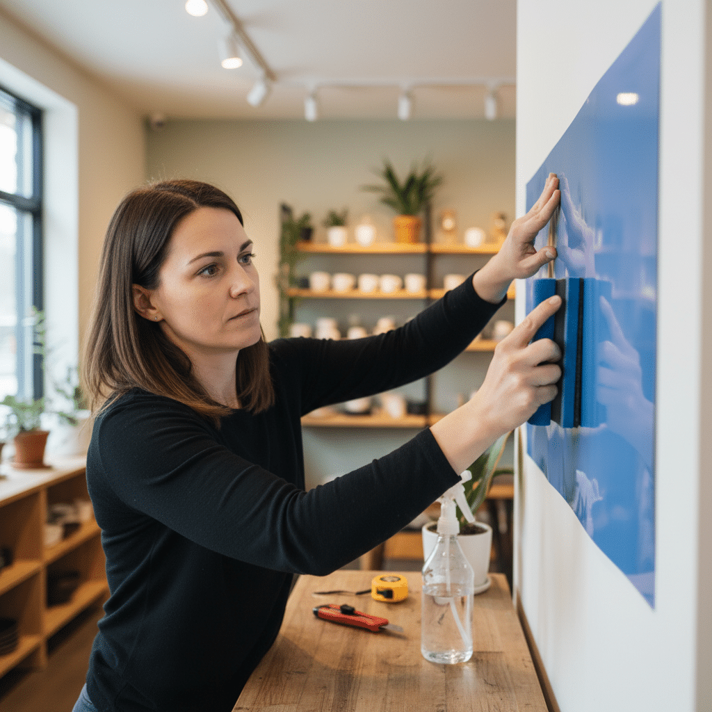 วิธีติดสติ๊กเกอร์ไม่มีฟองอากาศ: 5 เทคนิคง่ายๆ ทำเองได้ - diy-sticker-application-tips