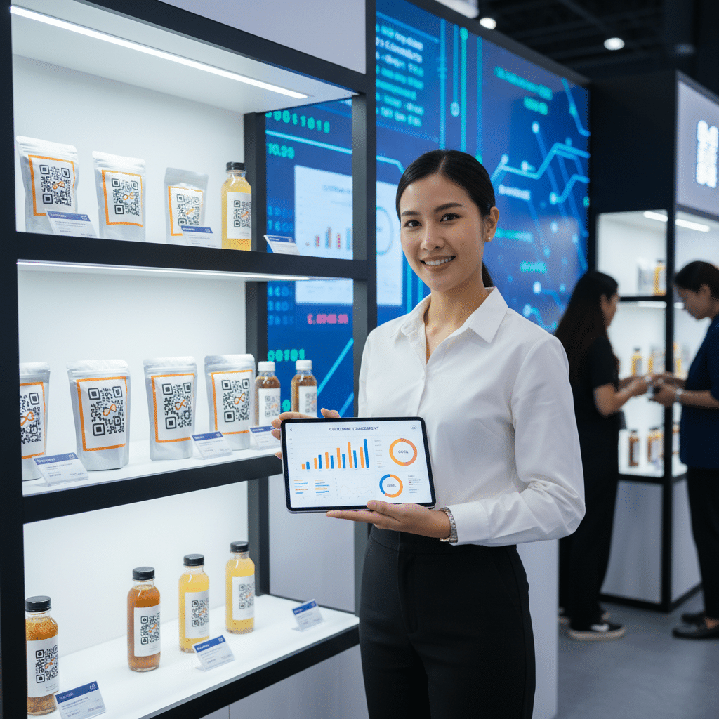 QR Code 2.0: เทรนด์ฉลากสินค้าอัจฉริยะที่ SME ต้องรู้ปี 26 - dynamic-qr-code-packaging-2026