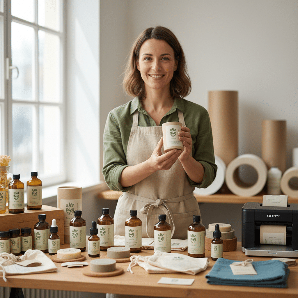 เทรนด์ 2026: พิมพ์ฉลากรักษ์โลก ตัวเลือกใหม่ SME - eco-friendly-label-printing-2026