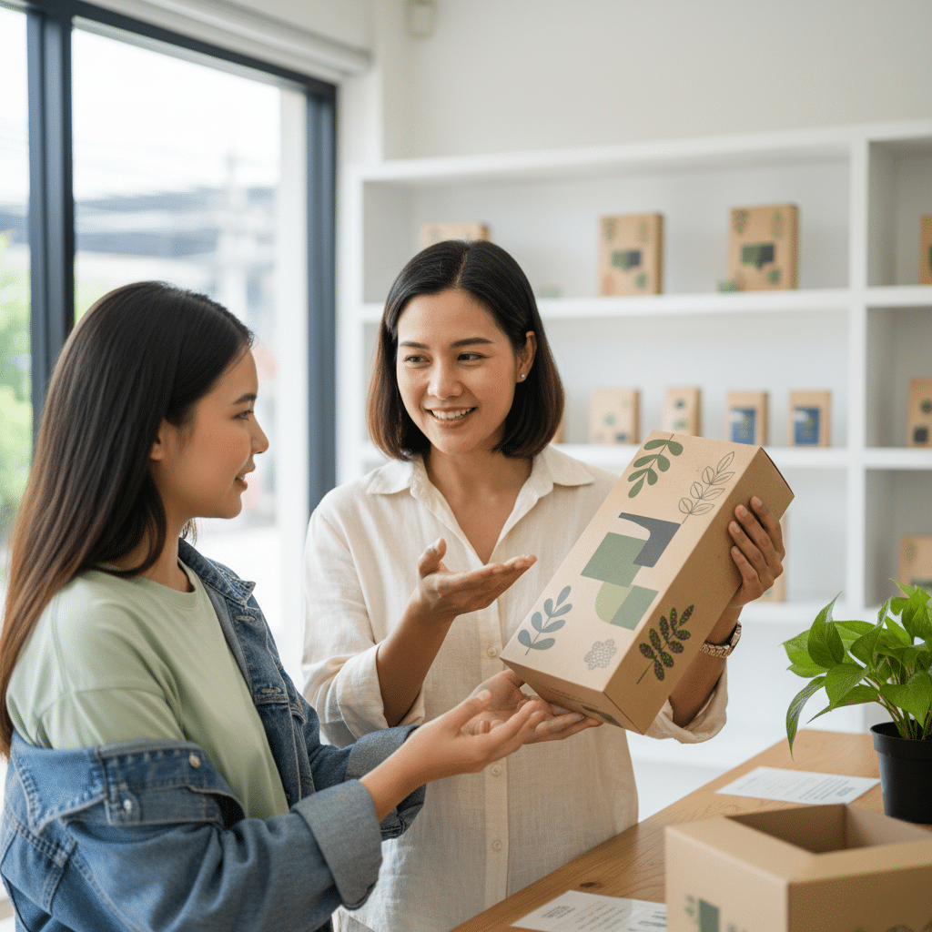 พิมพ์รักษ์โลก: บรรจุภัณฑ์ยั่งยืน เทรนด์ใหม่ที่ SME ต้องรู้ - eco-friendly-packaging-sme-trend