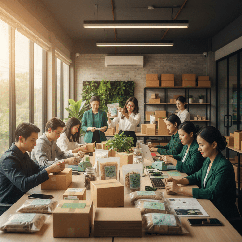 เทรนด์บรรจุภัณฑ์รักษ์โลก 2569: SME ต้องปรับตัวอย่างไร? - eco-friendly-packaging-trends-2026