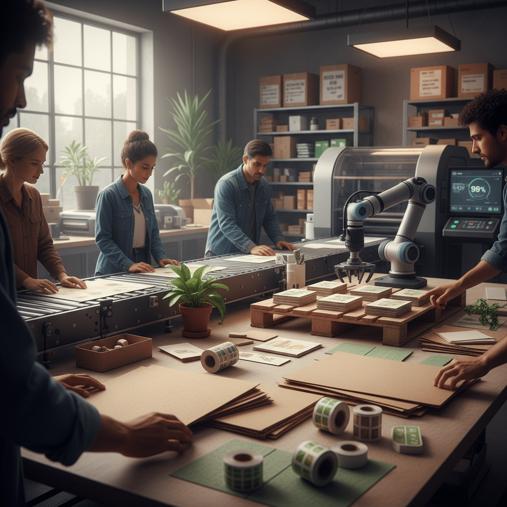 พิมพ์รักษ์โลก! เจาะวัสดุพิมพ์ Eco-Friendly มาแรง 2026 - eco-friendly-printing-materials-2026