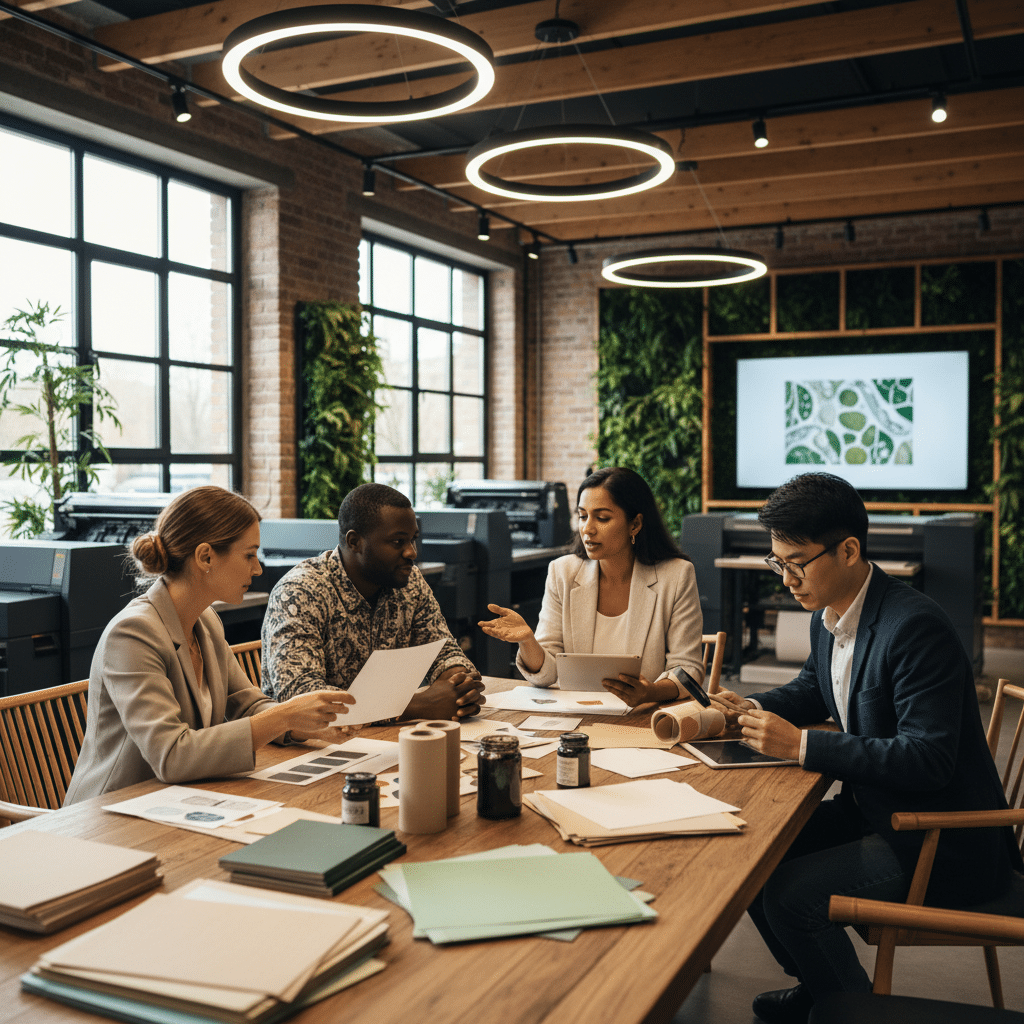 เทรนด์พิมพ์รักษ์โลก 2026: SME เลือกหมึกพิมพ์แบบไหนดี? - eco-friendly-printing-sme-2026