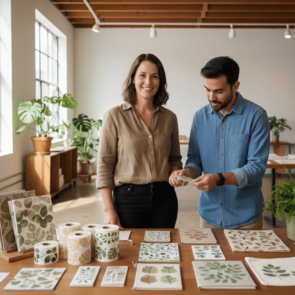 พิมพ์รักษ์โลก 2026: วัสดุพิมพ์ Eco-Friendly เพื่อ SME - eco-friendly-printing-sme-2026