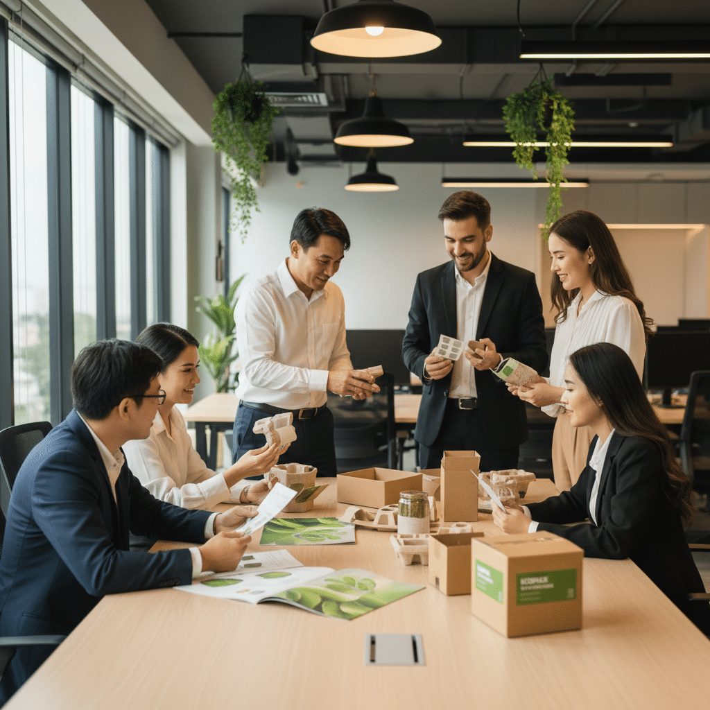 เทรนด์พิมพ์รักษ์โลก 2569: SME เลือกใช้วัสดุแบบไหนดี? - eco-friendly-printing-sme-2026