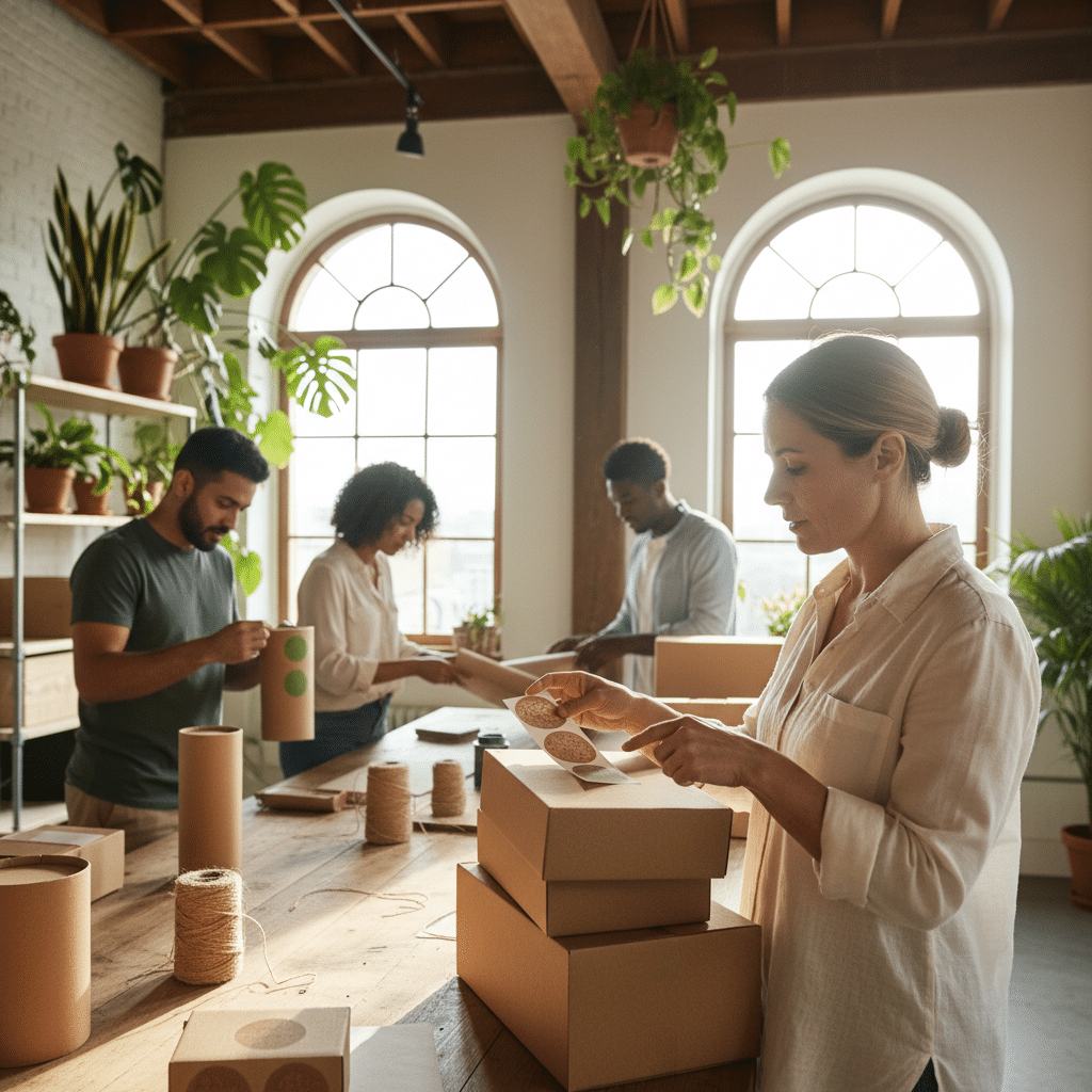 พิมพ์ฉลากรักษ์โลก: เทรนด์ใหม่ SME สร้างแบรนด์สีเขียว - eco-friendly-printing-sme-branding