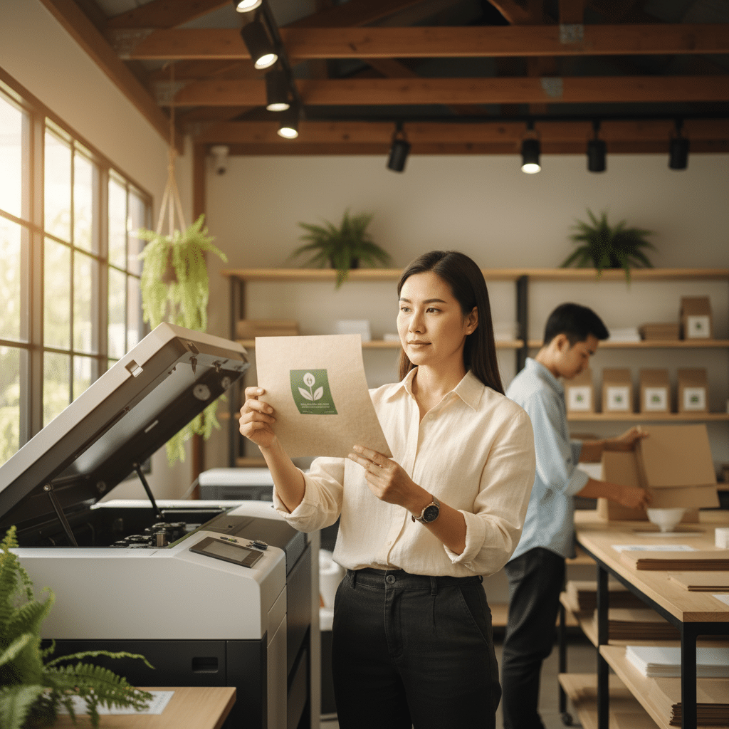 พิมพ์รักษ์โลก: เทรนด์หมึก-กระดาษ Eco-Friendly เพื่อ SME - eco-friendly-printing-sme-thailand
