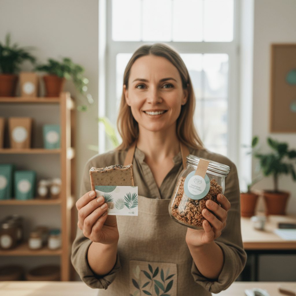 เทรนด์ 2026: พิมพ์ฉลากรักษ์โลก สร้างแบรนด์ SME ให้ยั่งยืน - eco-friendly-printing-trend-2026