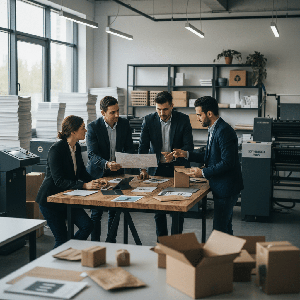 เทรนด์พิมพ์รักษ์โลก 2026: SME ต้องปรับตัวอย่างไร? - eco-friendly-printing-trends-2026