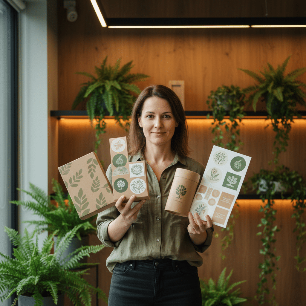 พิมพ์รักษ์โลก! เทรนด์บรรจุภัณฑ์-สติ๊กเกอร์ Eco ปี 69 - eco-friendly-printing-trends-2026