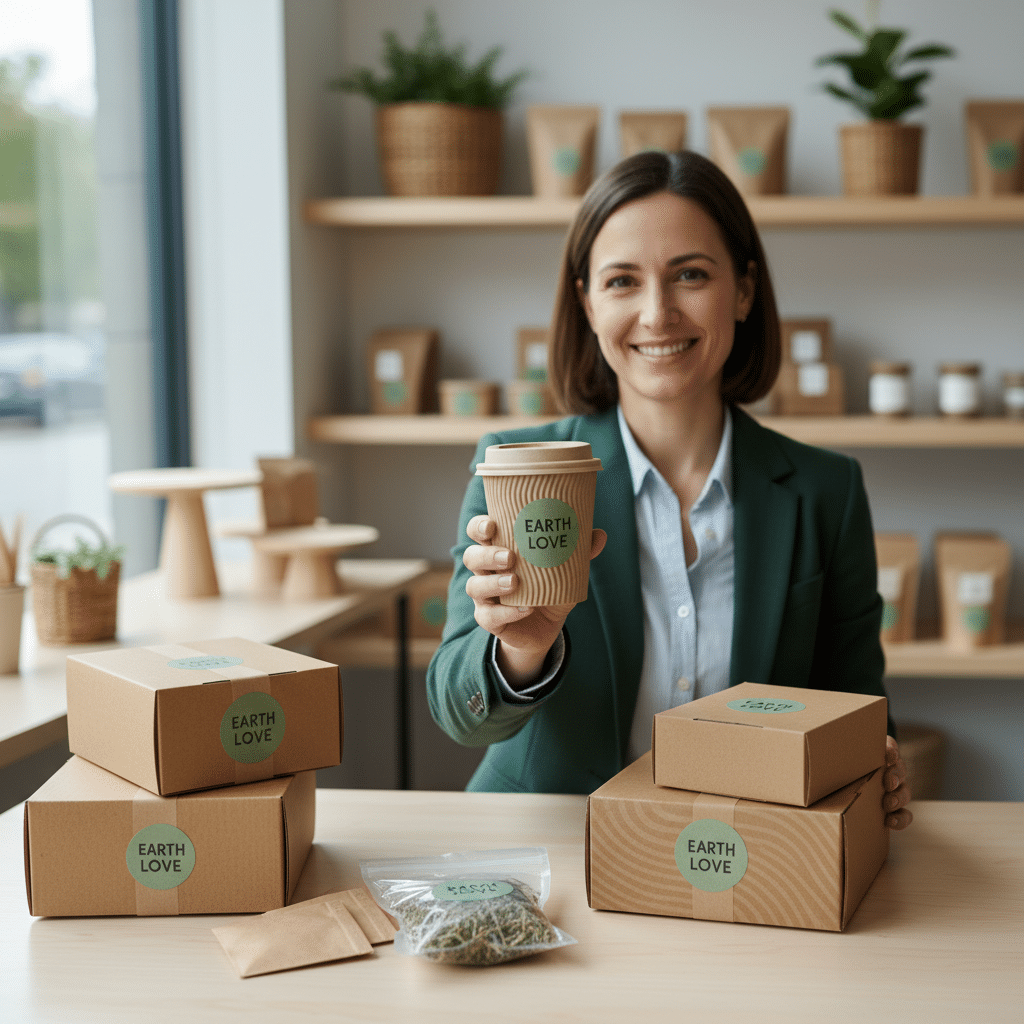 เทรนด์พิมพ์รักษ์โลก 2026: บรรจุภัณฑ์ย่อยสลายได้เพื่อ SME - eco-friendly-printing-trends-sme