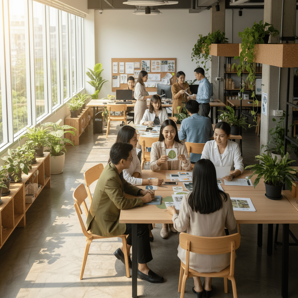 เทรนด์พิมพ์รักษ์โลก 2569 วัสดุไหนมาแรงสำหรับ SME - eco-friendly-printing-trends-sme-2026