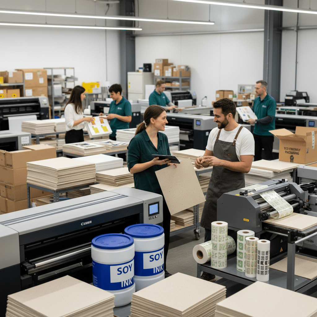 เทรนด์พิมพ์รักษ์โลก 2026! SME ควรเลือกวัสดุแบบไหน? - eco-friendly-printing-trends-sme-2026